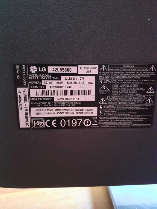 Телевизор за части