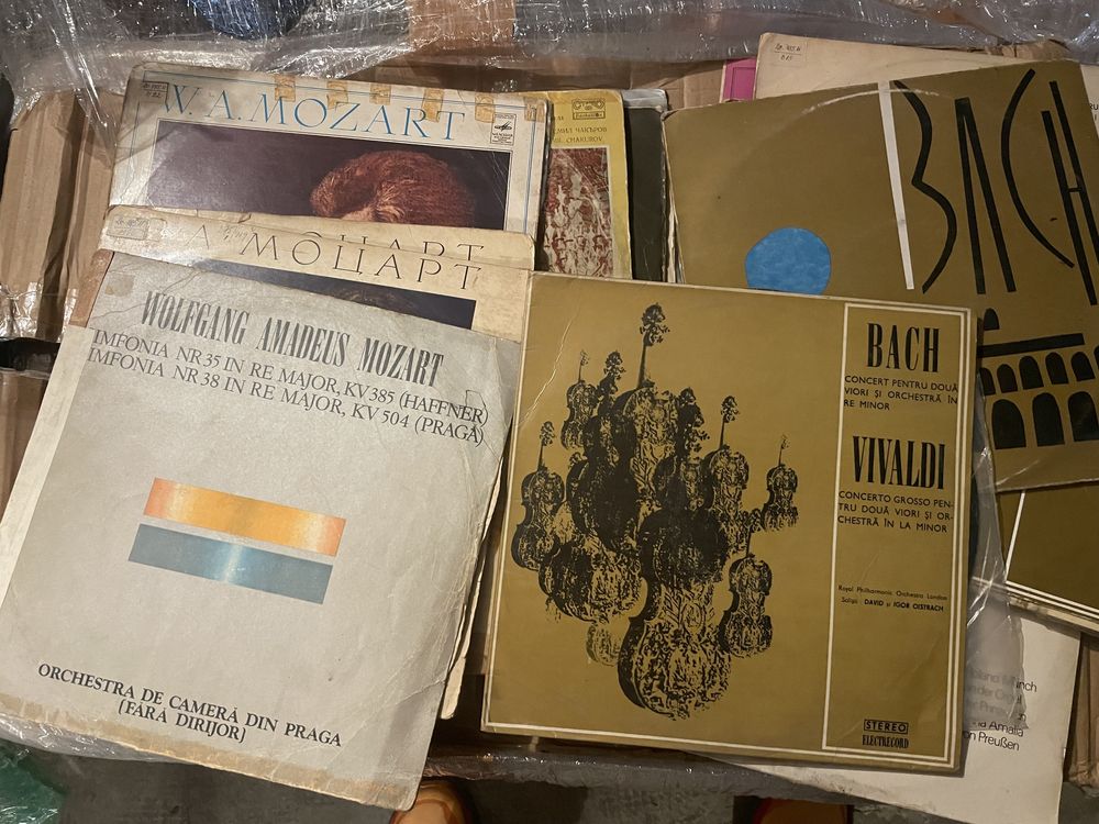 Discuri vinil Mozart, Bach, Vivaldi, Beethoven