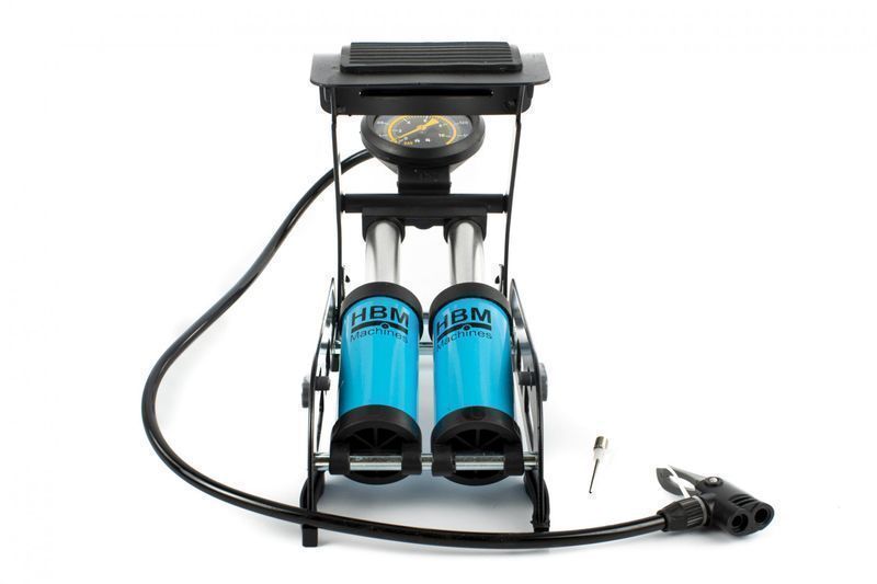 Крачна помпа с двоен цилиндър за напомпване на гуми 8 bar hbm