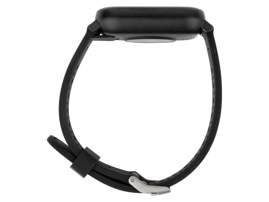 Smartwatch Silvercrest NEGRU, ceas inteligent fitness, NOU, SIGILAT