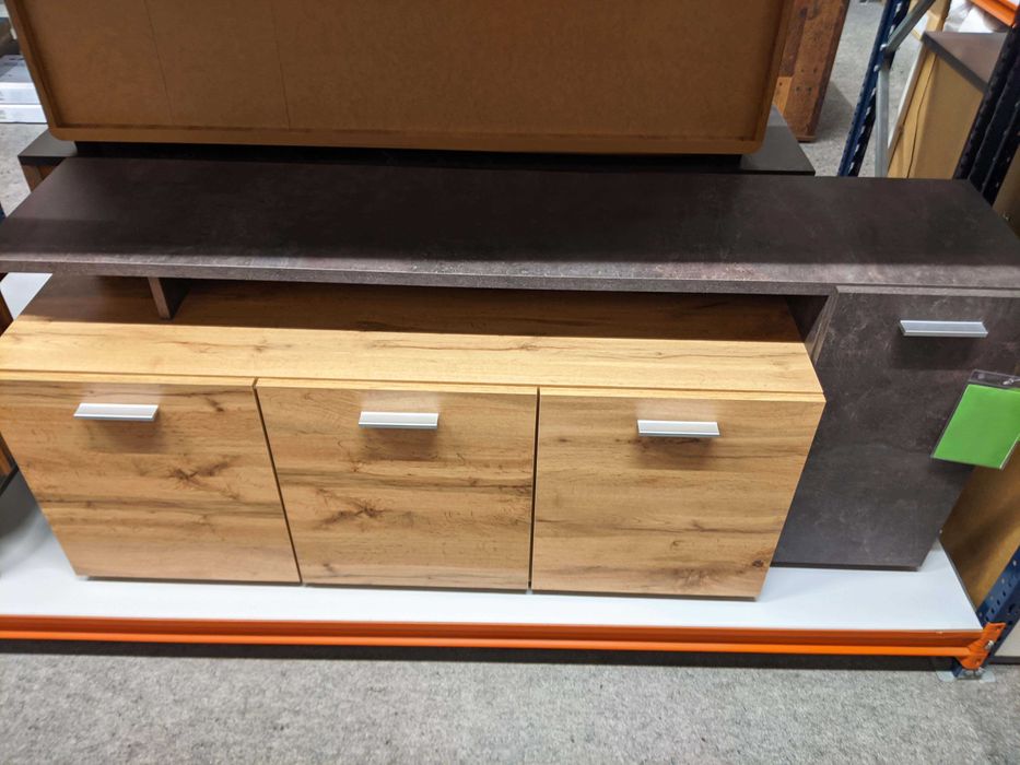 НОВ Шкаф ТВ секция етажерка поставка