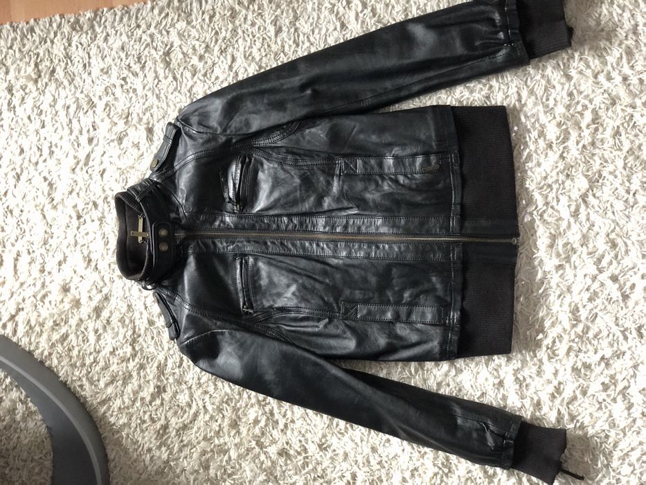 Geaca piele naturala Pepe Jeans 34 captusita