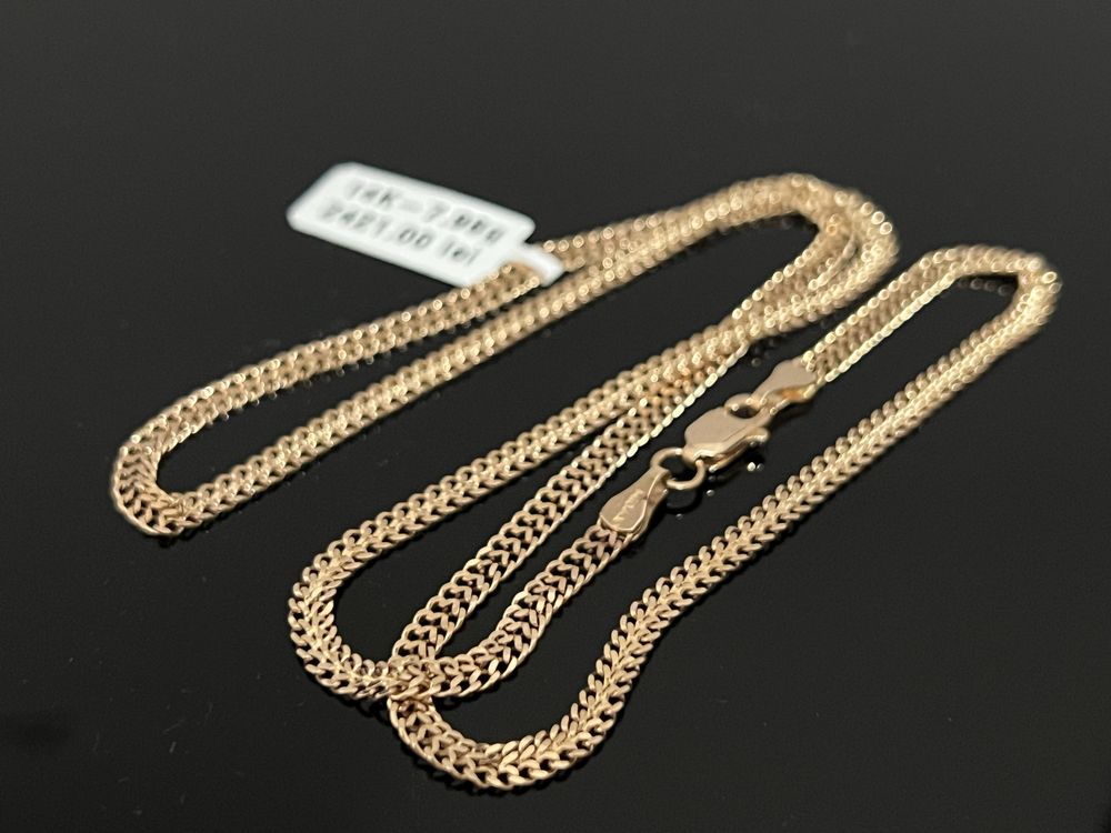 Bijuteria Royal CB : Lant unisex aur 14k 7,98gr