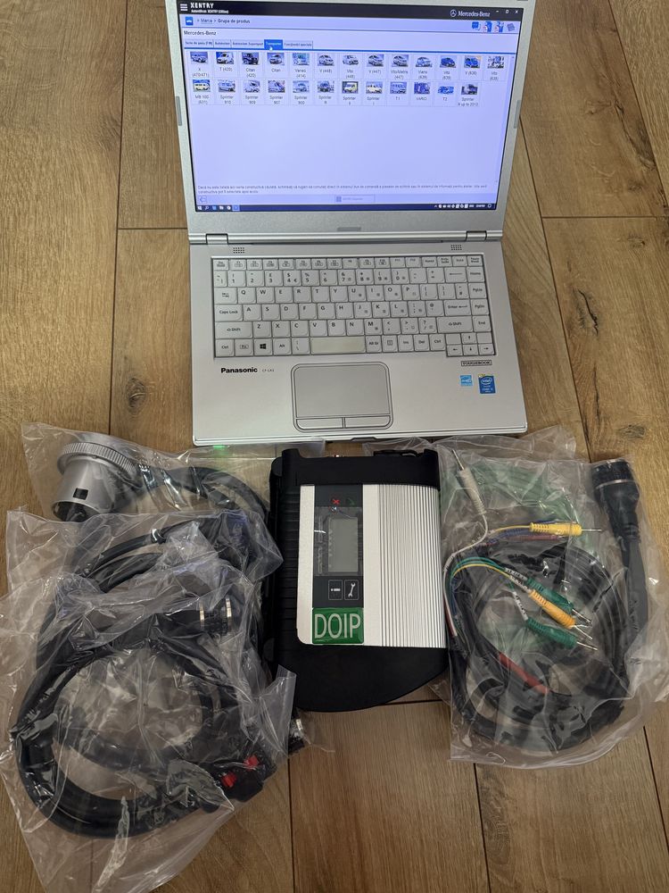 Tester/Diagnoza Star C4-DOIP Noua+Panasonic CF-LX3 cu Xentry 09.2023