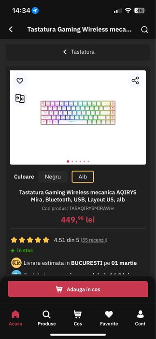 Tastatura Aqurys MIRA