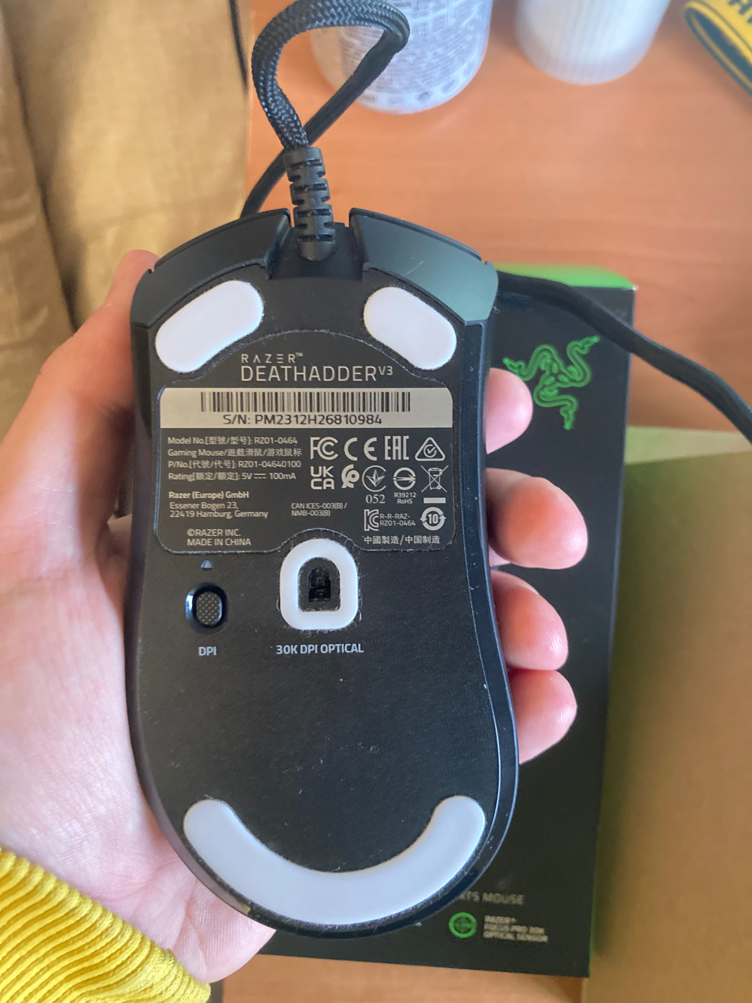 Мишка Razer Deathadder v3 wired нова