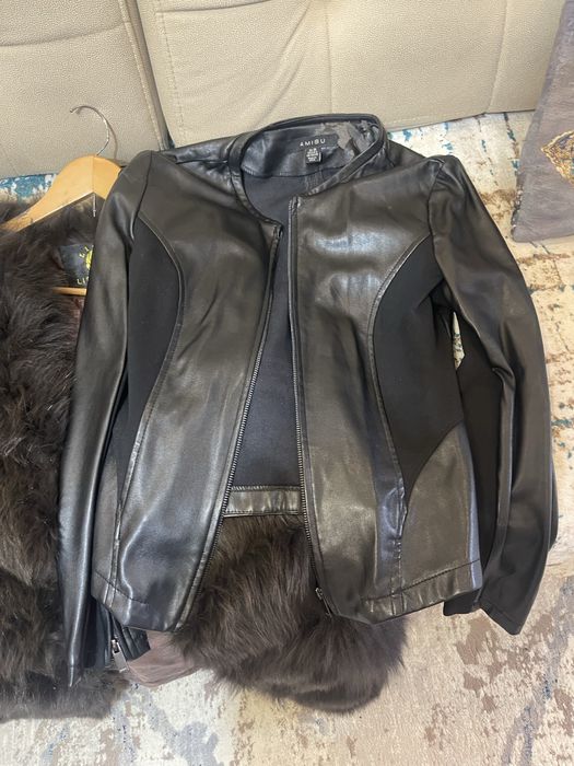 Желетка из натурального меха песца