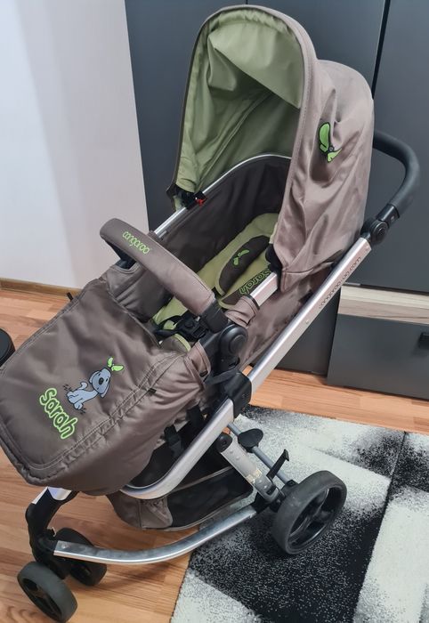 Carucior Copii 3 in 1 Cangaroo Sarah verde