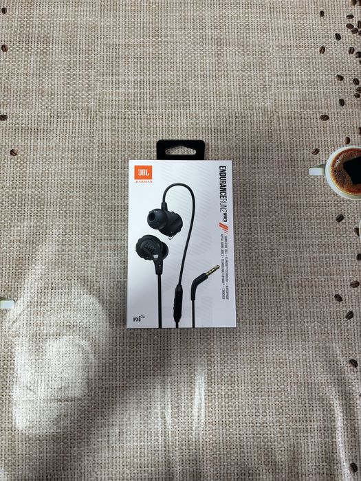 Casti cu fir in ear JBL Endurance Run 2 + adaptor Type-C in Jack