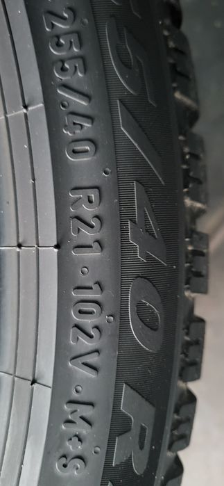 2 anvelope 255 40 21 pirelli winter 2022 5,5mm