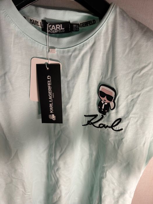 Тениска Karl Lagerfeld с етикет