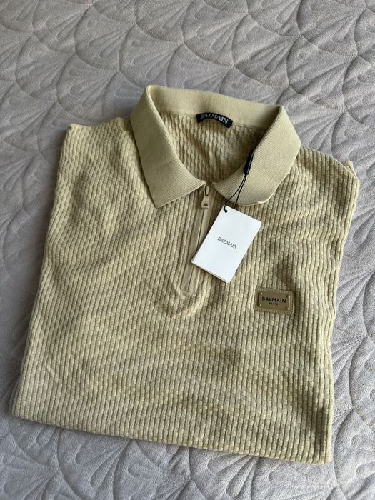 Оригинал поло-свитер от Balmain
