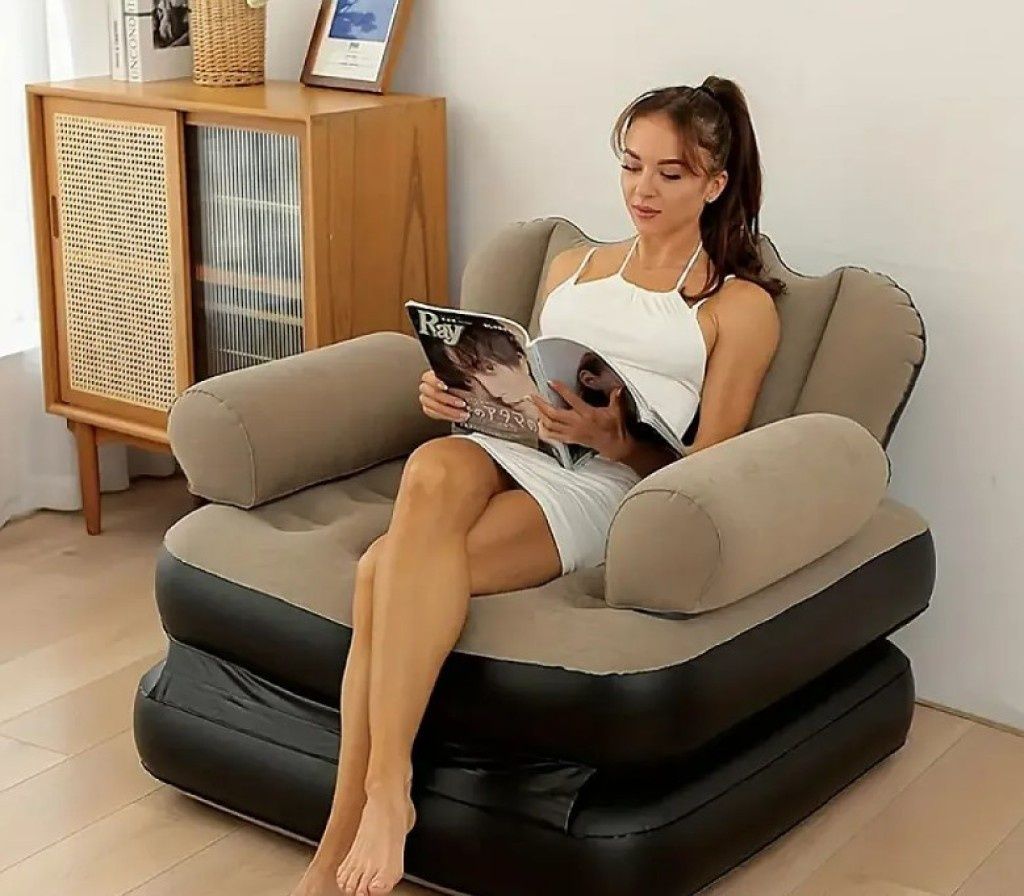 Надуваем фотьойл 5 в 1 SuperSofa - Пет вида комфорт