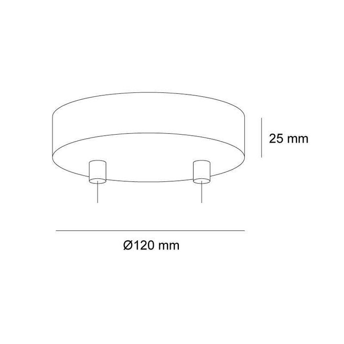 Висящ кръгъл полилей Carina Ring 1