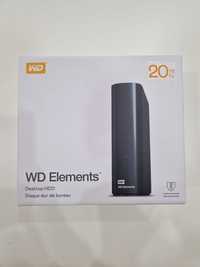 Hard disk extern 20TB Western Digital WD HDex 3.5" USB3, WD Elements