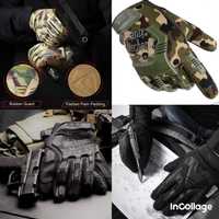 тактически ръкавици с протектор airsoft военни самозащита стрелба лов