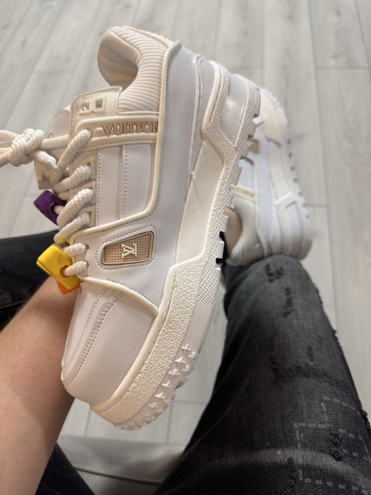 Adidasi Barbati LV Maxi Trainer Alb & Crem!