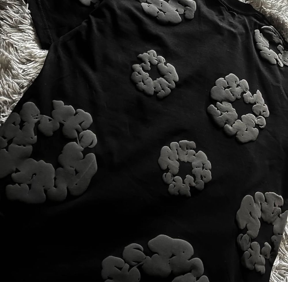 Black Monochrome Denim Tears - Шорти & Екип