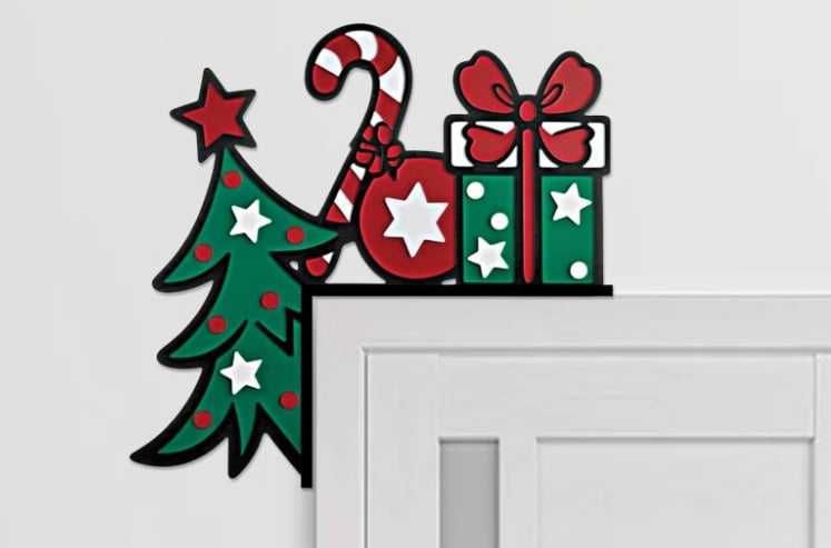 Decorațiune de Crăciun imprimata 3D