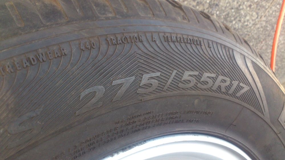 Мерцедес МЛ джанти 17-ски оригинални с гуми 275/55/17 Goodyear