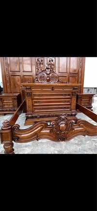 Dormitor stil Baroc lemn masiv sculptat !