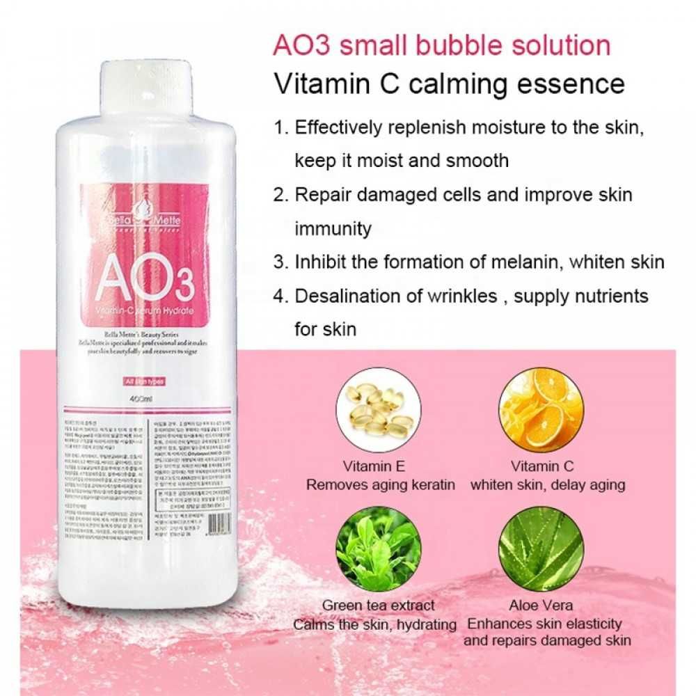 Set 3 solutii peeling cosmetic pentru hidrodermabraziune AS1 SA2 AO3