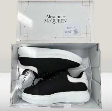 Alexander Mcuqeen Piele Negru 36-45 [Verificare Colet]