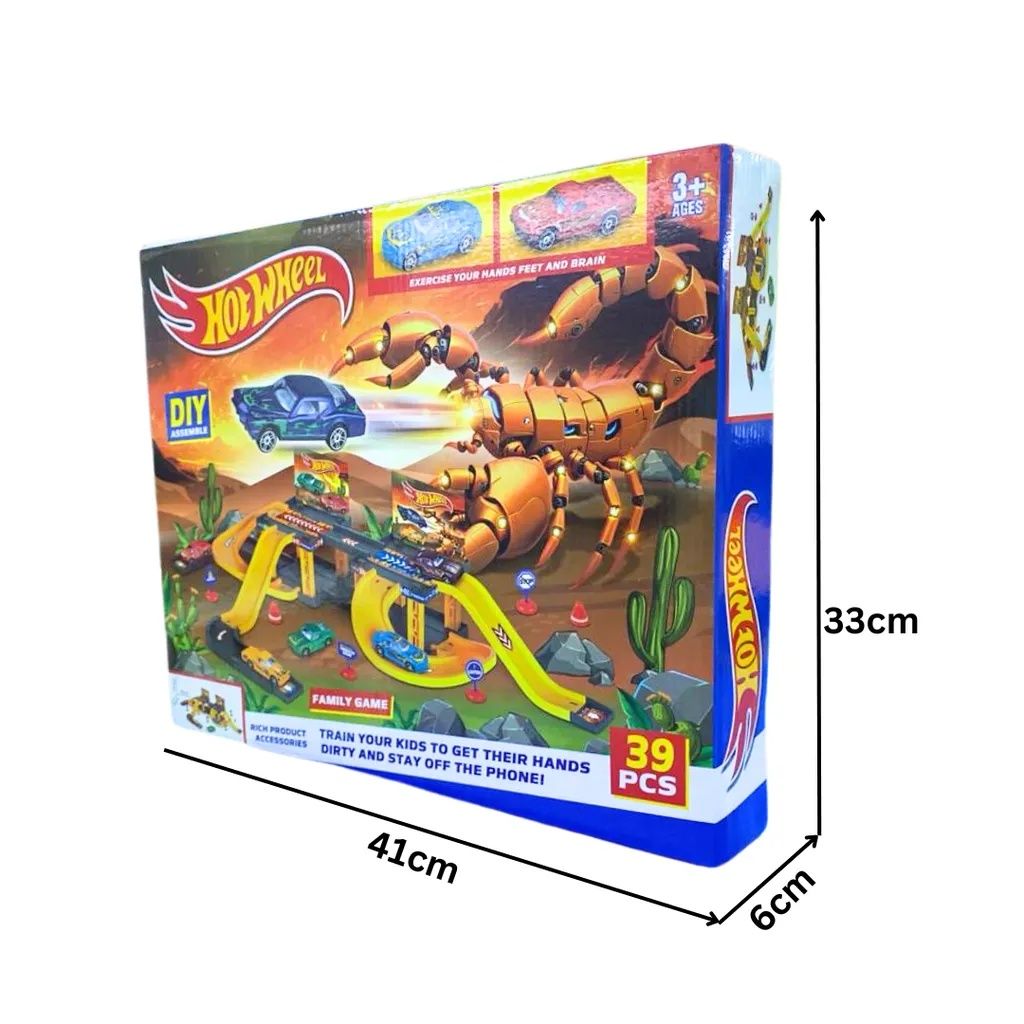 Комплект Писта Hot Wheel 39 части с 2 колички