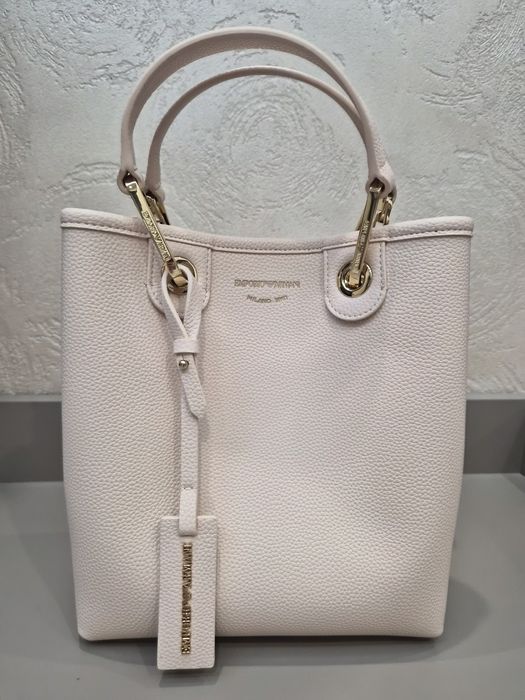 Чанта Emporio Armani - естествена кожа