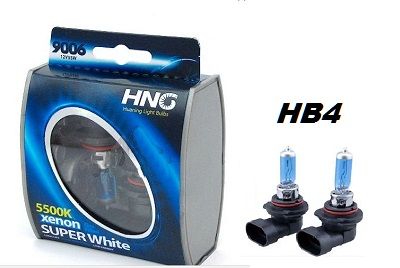 Крушки Халогенни НВ4 / 9006 HNG  55W 12V с ксенонов ефект 5500K- 2бр.