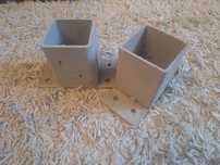 Casete stalpi suport metalic 80x80 otel