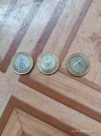 Набор из трех монет коллекции Жети казына