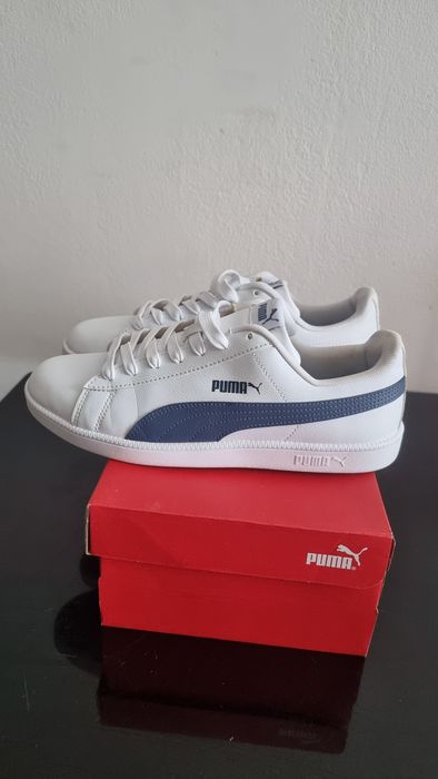 Adidasi Puma white iky blue 42