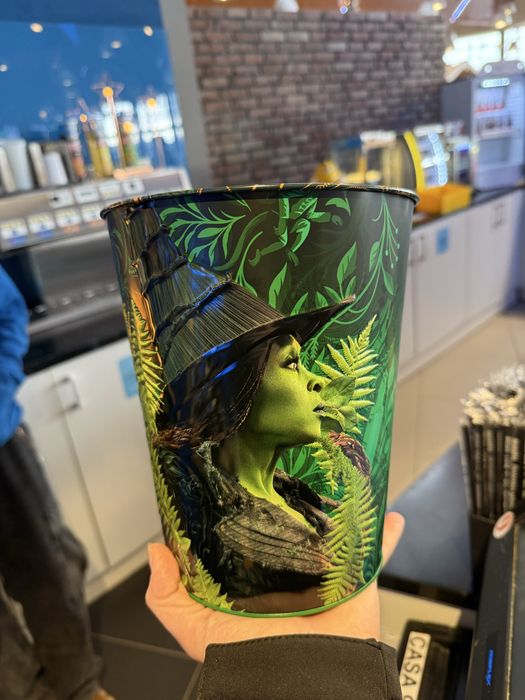 Galeata pentru popcorn cu Elphaba