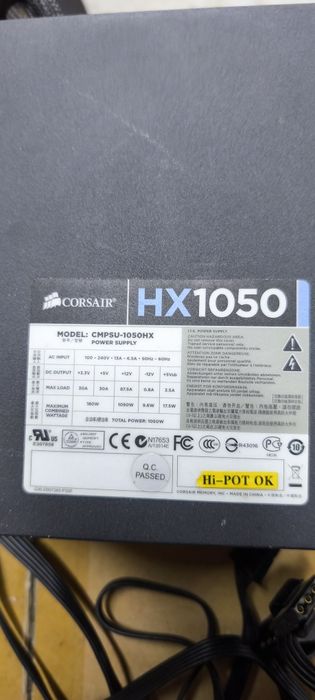 Sursa Corsair Professional Series HX1050 80 PLUS Gold