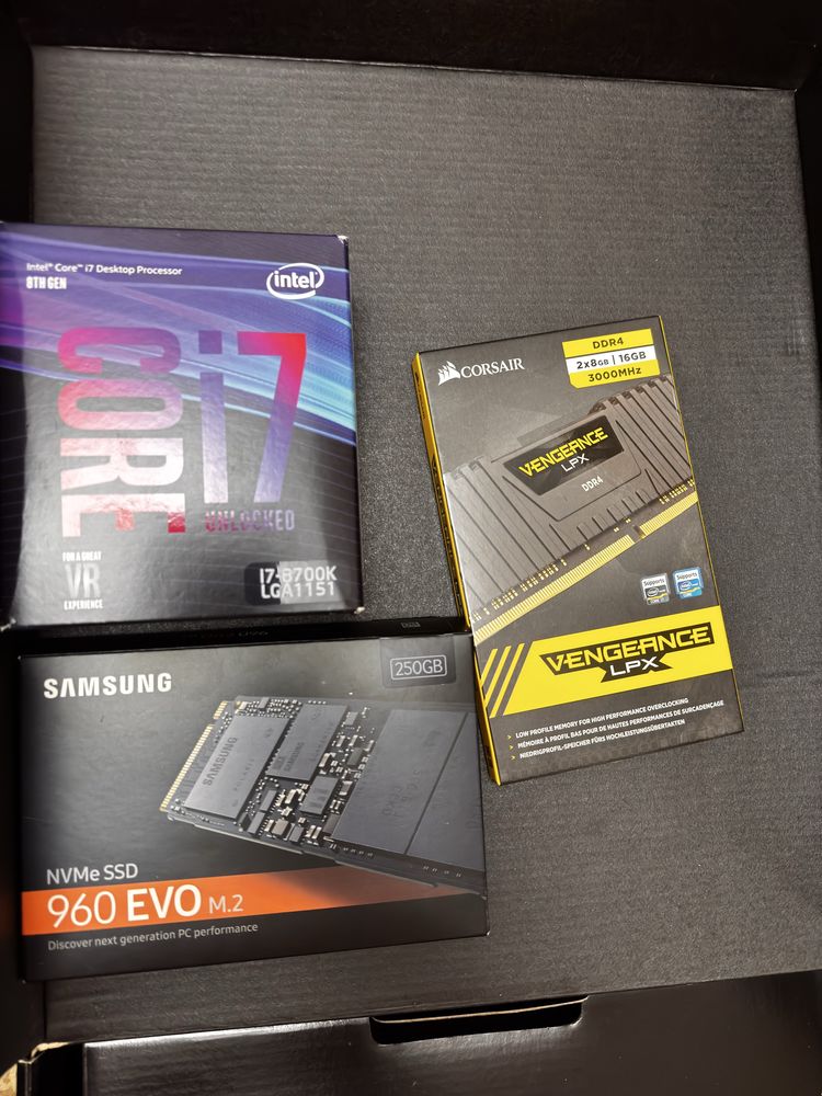 ПК i7 8700k / Z370 Taichi / 16GB DDR4 / SSD NVMe + HDD / СВО / 750W