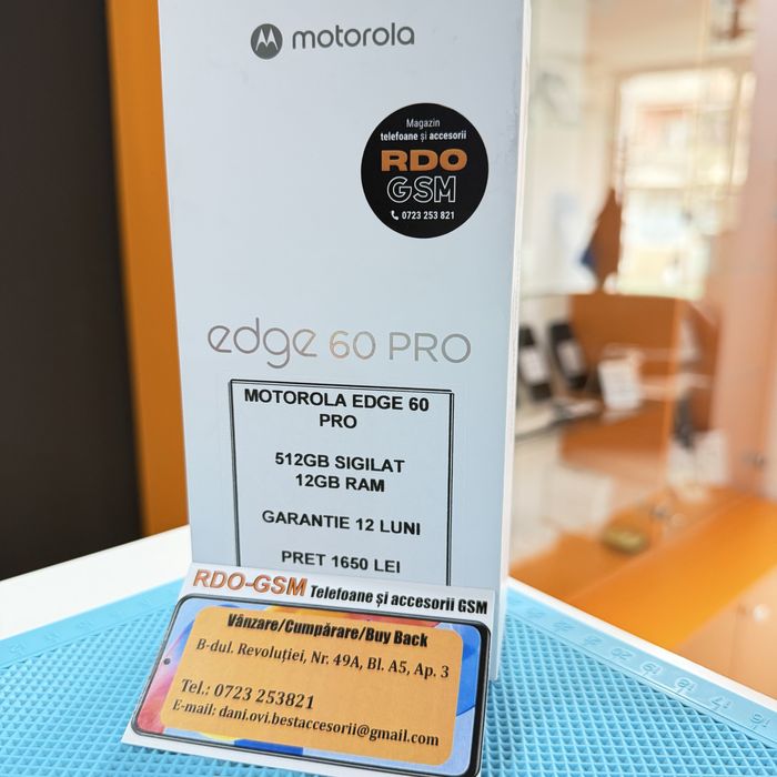 Motorola Edge 60 Pro 512gb 5G Sigilat/Garantie