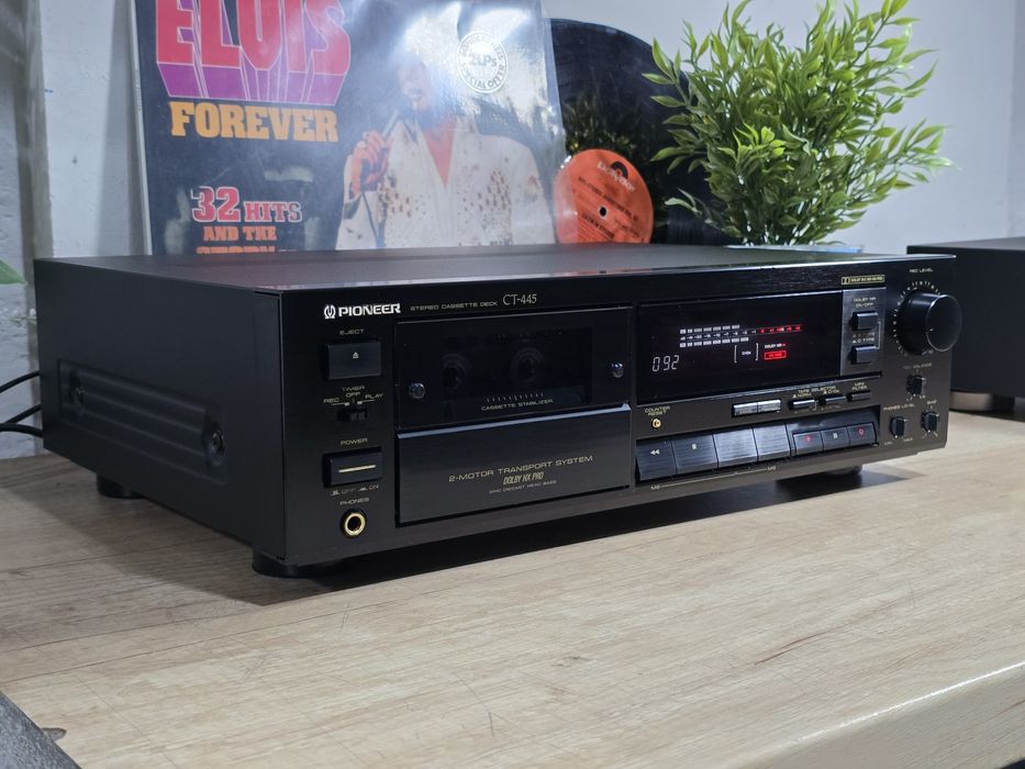 Casetofon deck PIONEER CT-445, hifi stereo, 2 motor,bias, dolby B C,