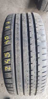 245/45 r17 continental de vara  !! Ca nou / protectie janta aliaj -