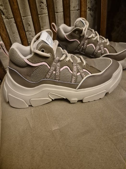 Adidasi tip ghetuta Tommy Hilfiger