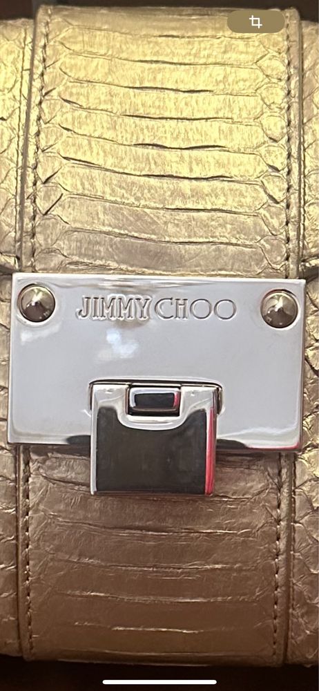 Клатч Италия  JIMMY CHOO питон