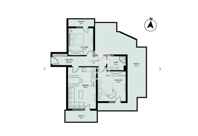 Продава се Тристаен апартамент в София, Люлин 5 - 150 кв.м за 1653 €/кв.м - Снимка #1