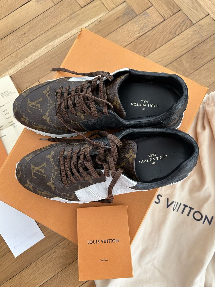 Мъжки оригинални маратонки Louis Vuitton / model Run Away - Triple mon
