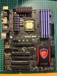 Placa de baza MSI  Z97 Gamming 3 cu procesor i7-4770K si 16 GB RAM