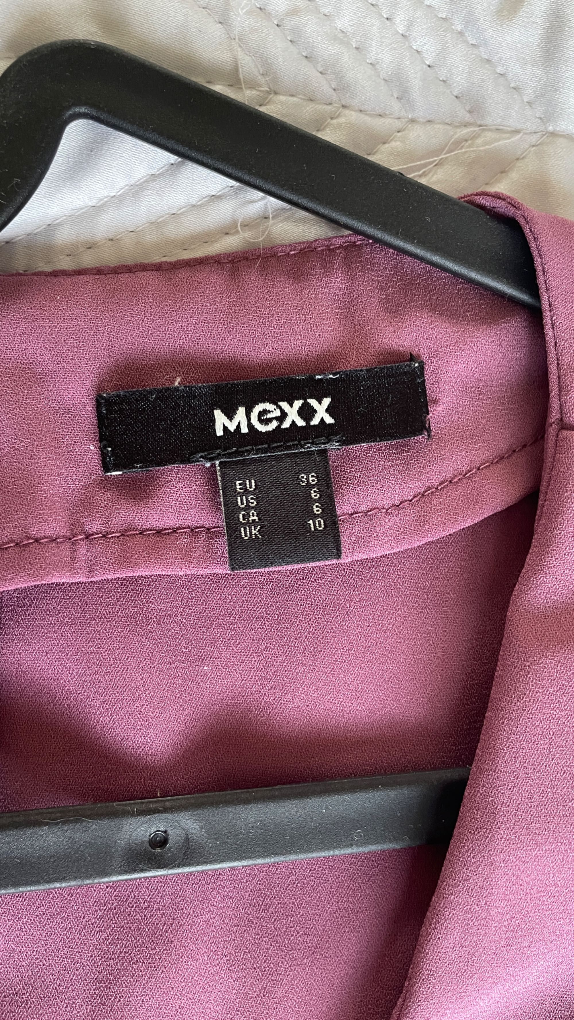 Bluza Mexx dama roz-mov, office, eleganta, masura 36