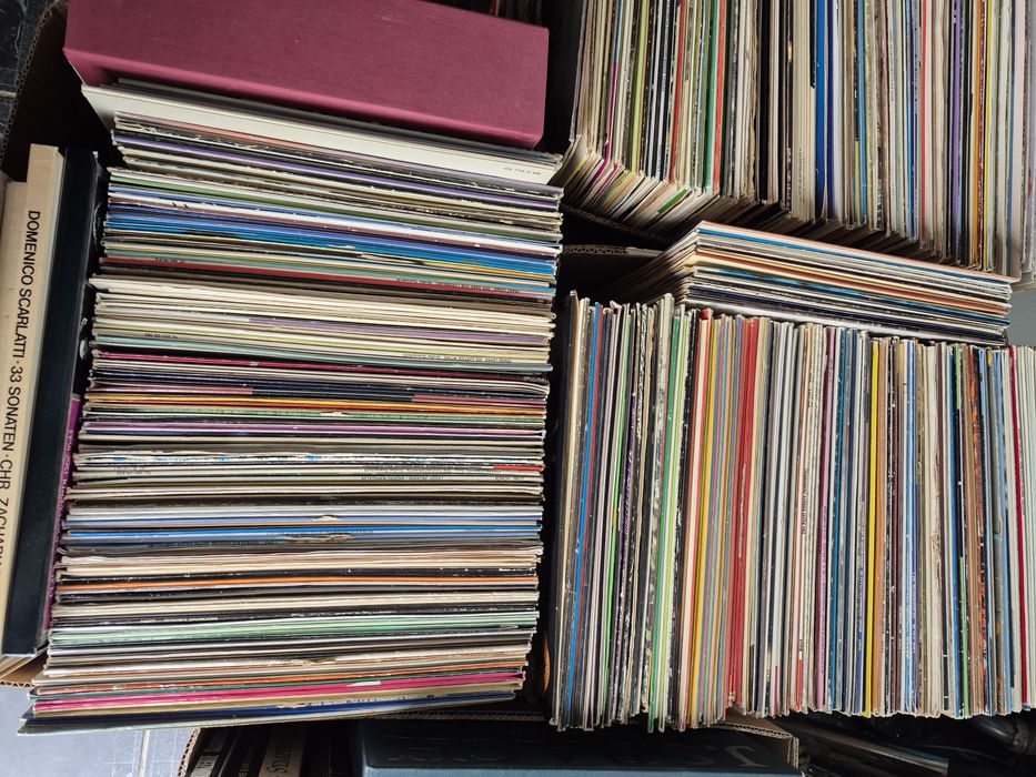 Vând lot 100lp Discuri Vinil colectie muzică clasică mixta