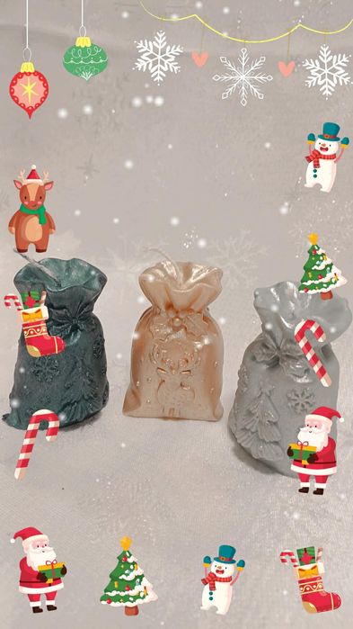 Коледни ароматни свещи