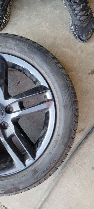 Jante Audi R17 Originale + Cauciucuri Iarnă M+S (98H) | Bonus Incluse!