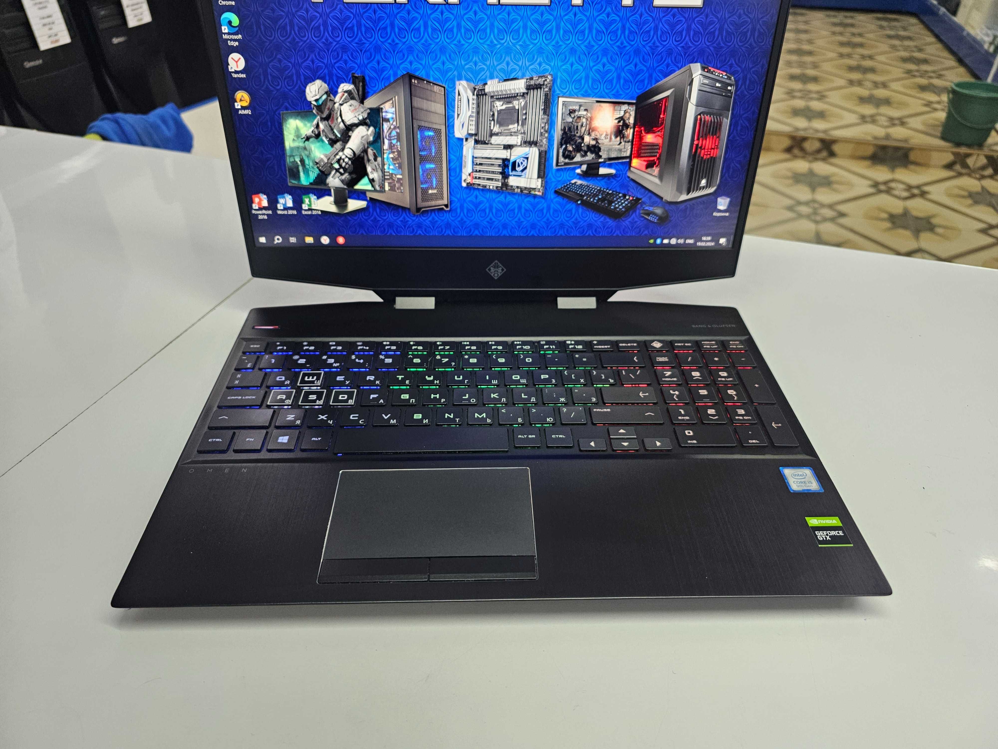 Ноутбук HP(15.6")Intel Core i5 9gen+SSD512Gb+GTX1660Ti\"TERABYTE"