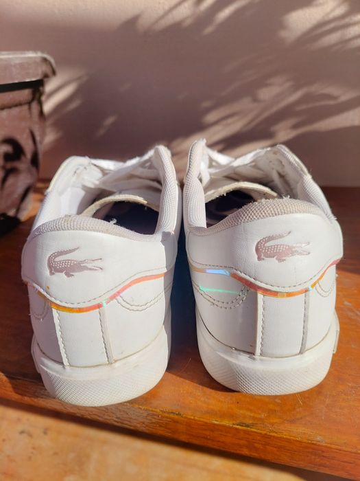 Lacoste дамски бели кецове